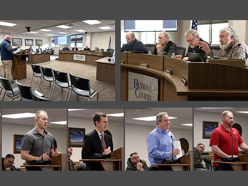 Photos from Wednesday's Reno County Commission Meeting - News Image